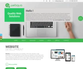 WebQua.com(Best Web Designers in Kerala) Screenshot