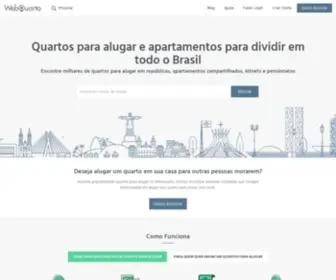 WebQuarto.com.br(Quartos para Alugar) Screenshot