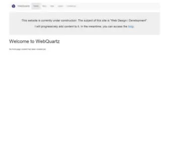 WebQuartz.com(WebQuartz) Screenshot