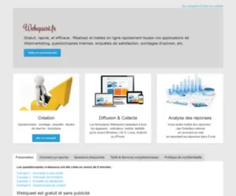 WebQuest.fr(Logiciel de cr) Screenshot