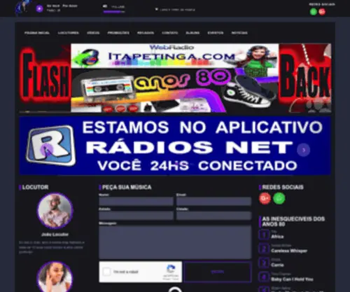 Webradioitapetinga.com(Radio teste) Screenshot
