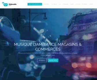 WebradioStore.fr(Musique d’ambiance pour magasins et commerces) Screenshot