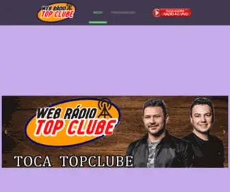 Webradiotopclube.com.br(Webradiotopclube) Screenshot