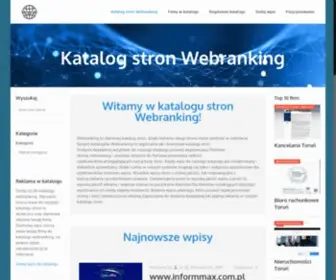 Webranking.com.pl(BEZPŁATNY KATALOG STRON) Screenshot