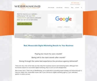 Webranking.com(Portland Oregon SEO) Screenshot
