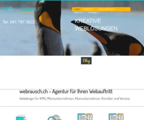 Webrausch.ch(Ihre Partnerin für individuelle Websites) Screenshot