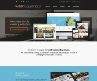 Webrealsimple.com(Full Service Web Firm Creating Simply Amazing Websites) Screenshot