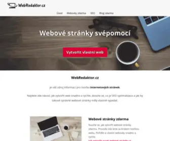 Webredaktor.cz(Pro snadnou tvorbu webů) Screenshot