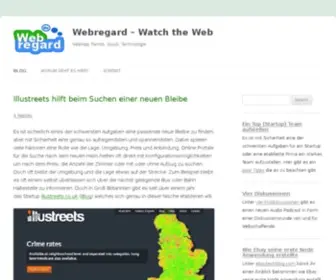 Webregard.de(Watch the Web) Screenshot