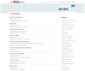 Webrehberi.net(Web Rehberi Firma Rehberi) Screenshot