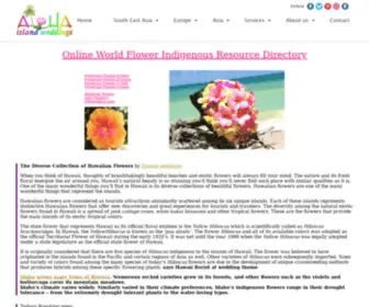 Webreleaf.com(Flowers from Around the World) Screenshot