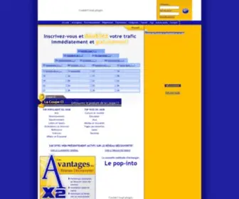 Webreseau.com(WebMaster doubler votre trafic) Screenshot