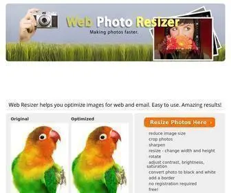 Webresizer.com(Web Resizer) Screenshot