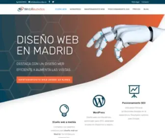 Webreunidos.es(Diseño web Madrid con Posicionamiento SEO) Screenshot