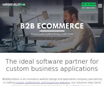 Webrevelation.com(Custom Business Software and Application Development) Screenshot
