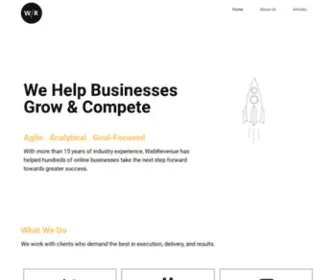 Webrevenue.co(Effective Digital Marketing for Small Business) Screenshot