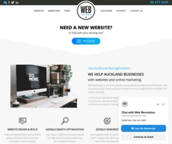 Webrevolution.co.nz(Web Revolution) Screenshot