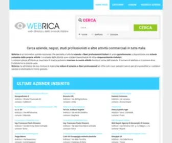 Webrica.it(Elenco di aziende) Screenshot