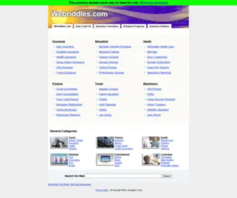 Webriddles.com(Domain Name Auctions) Screenshot