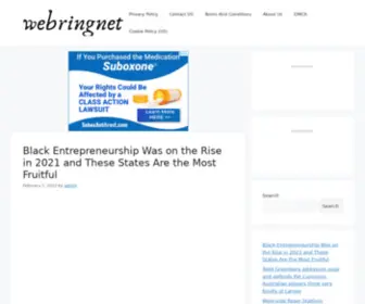 Webringnet.com(Entrepreneurship) Screenshot