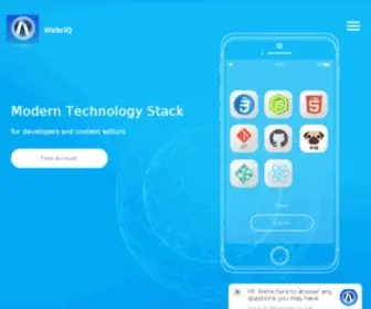 Webriq.com(Website as a Service) Screenshot