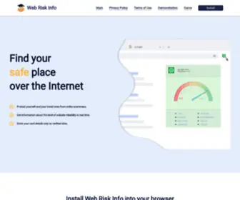 Webrisk.info(Web Risk Info) Screenshot