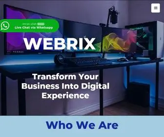 Webrix.org(WEBRIX-Transform your business into digital experience) Screenshot