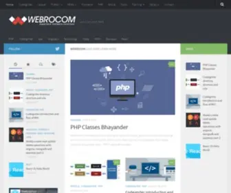 Webrocom.net(Less Code Learn MoreWEBROCOM) Screenshot