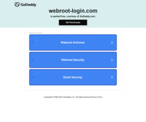 Webroot-Login.com(Webroot Login) Screenshot