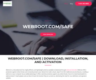 Webrootcosafe.com(Webroot Activation and Installation) Screenshot