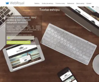 Webroyal.sk(Tvorba eshopu) Screenshot