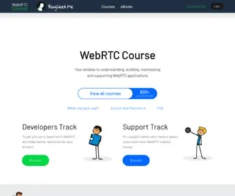 Webrtccourse.com(Webrtc course) Screenshot