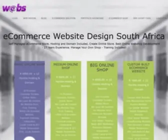 Webs.co.za(Online Shop Web Design) Screenshot