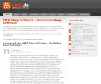 Webs.de(Die Online) Screenshot