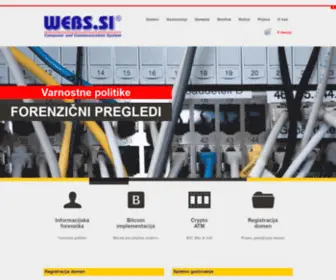 Webs.si(Spletno gostovanje) Screenshot