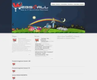 Webs4ALL.ro(Web Design & Development si Servicii Web de la A la Z in Cluj) Screenshot