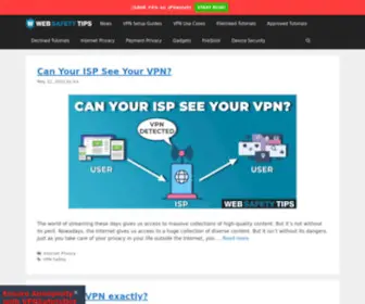 Websafetytips.com(Web Safety Tips) Screenshot