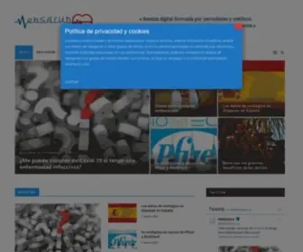 Websalud.es(Revista digital formada por periodistas y médicos para informar sobre Salud de manera transparente) Screenshot