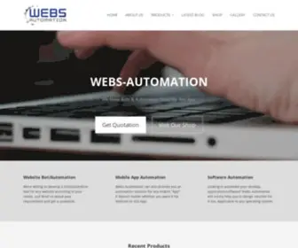 Websautomation.com(Website Automation) Screenshot