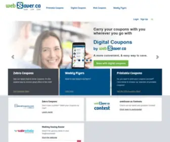 Websaver.ca(Canadian Coupons and Printable Coupons) Screenshot