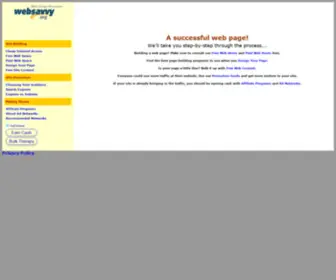 Websavvy.org(Webmaster Guide) Screenshot