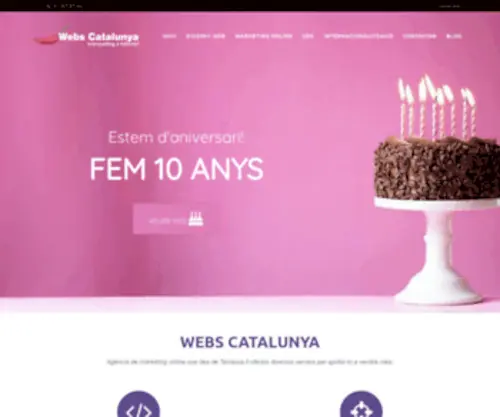 Webscatalunya.com(Disseny Web) Screenshot