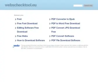 Webschecktool.eu(Website analytics) Screenshot