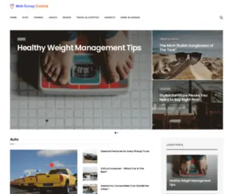 Webscoopcentral.com(Web Scoop Central) Screenshot