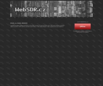 Websdr.cz(Czech WebSDR) Screenshot