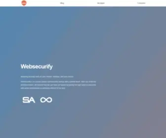Websecurify.com(Web Security Tools) Screenshot