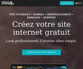 Webself.net(Créer un site internet) Screenshot