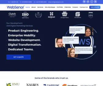 Websenor.com(App & Website development) Screenshot