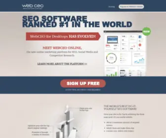 Webseo.com(SEO Software by Web CEO) Screenshot