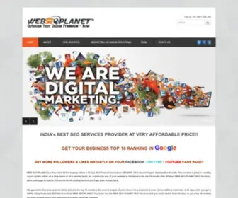 Webseoplanet.com(Best SEO Company India) Screenshot